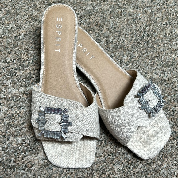 Esprit rhinestone sandals only ever tried on. - Picture 1 of 6